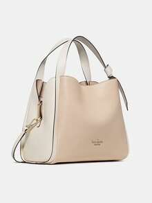 Kate Spade Túi đeo chéo vai KS KNOTT Crescent dành cho nữ, túi xách cỡ lớn. - Màu Khỏa thân - Xem 5