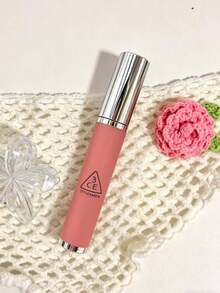 3CE 1pc Multi-Color Reddish Brown & Purple Sweet Potato Lip Balm, Smooth Matte Velvety Texture Nourishing Long-Lasting Blurring Effect Lip Cream For Daily Makeup, Korean Cosmetics - #Mauvrowm Taro Color - View 9