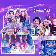 Hasbro 6 Stück K-Pop D-Emon Hunter Cartoon Muster Retraktionsstifte Set, zufällige Stile, geeignet als Klassenraumbelohnung und Urlaubsgeschenke - Verschiedenfarbig - Übersicht 3