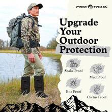 Snake Leg Gaiters: Hikers And Hunters - Waterproof, Bite Protective, Durable, Anti - Snake, Leg Gear - Olive Drab - View 6