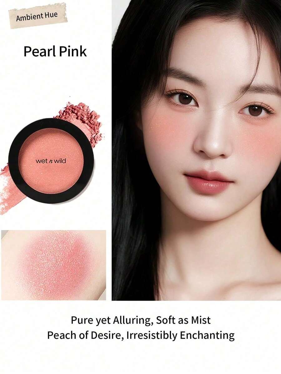 Wet N Wild Color Icon腮红 - 哑光珠光,多种颜色可选,适合专业人士和学生,方便携带。珍珠粉 - 6克 - 珍珠粉紅 - 查看 1