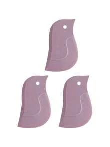 Bộ 1/3/5 chiếc dụng cụ cạo bằng silicon hình chim cánh cụt, dụng cụ vệ sinh nhà bếp đa năng, có thể loại bỏ dầu mỡ và cặn bánh nướng mà không cần pin, thích hợp để làm sạch bồn rửa và mặt bàn, dụng cụ cạo nhà bếp, dụng cụ cạo có cạnh mềm. - Nhiều màu - Xem 21