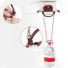 Correa de Cuero para Bolso Cruzado  Mini, Correa de Hombro para Bolso, Cinturón para Bolso Marrón, Accesorios de Repuesto Duraderos para Bolsos - Juego de plata Terra - Ver 6