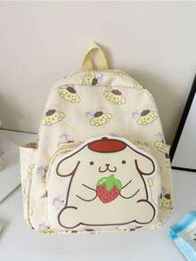 Ba lô in hình Hello Kitty dễ thương của Sanrio, túi học sinh nhẹ, thiết kế Kuromi & My Melody, ba lô thời trang đa năng bền chắc với quai đeo có đệm êm ái, túi đeo vai nhỏ in hình hoạt hình. - Nhiều màu - Xem 7