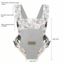 3-In-1 Baby Carrier, From Newborn To Toddler. Ergonomic (7.5-45 Lbs) - 偽裝 - 查看 4