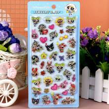 THE POWERPUFF GIRLS 儿童艺术手工贴纸、糖果滴胶贴纸、3D可重复使用贴纸书、DIY装饰贴纸、儿童互动贴纸、日常装饰贴纸、派对装饰贴纸、贴纸活动书、奖励贴纸（适用于手工、日记本、铅笔盒、信封和礼品盒） - 彩色 - 查看 4