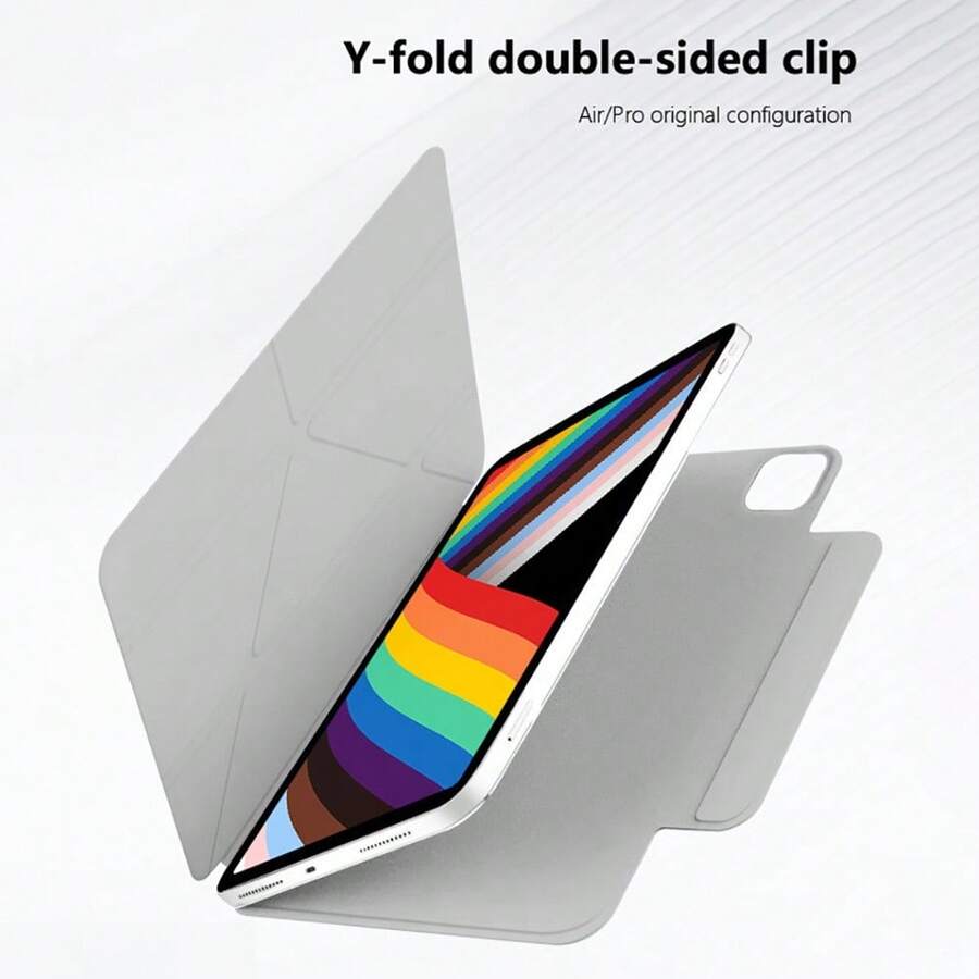 适用于 iPad Pro 11 英寸（2025 年 M3、2026 年 M4）、iPad Air 13/11 英寸（4/5）、iPad 第十代（10.9 英寸）、iPad A16（第十一代/第十代，2024 年 M2）的保护壳 - 灰色 - 查看 1