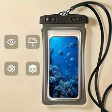 1 chiếc túi hơi chống nước IP65 dày dặn "Mùa du lịch" mới, thích hợp cho bơi lội, lướt sóng, du lịch trời mưa, bãi biển, du thuyền, trượt tuyết và các hoạt động dưới nước khác, có thể chứa điện thoại dưới 7 inch. - Nhiều màu - Xem 15