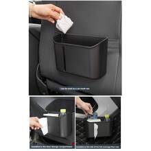 Multi-Functional Car Backseat Storage Box, Cup Holder, Tissue Box, Trash Can, Seat Back Organizer - Storage Rack - View 11