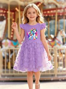Young Girls Dresses - 紫色5 - 查看 1