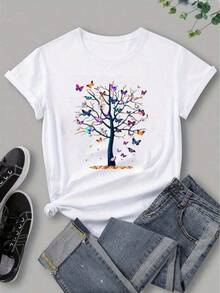 Women T-Shirts - White - View 1