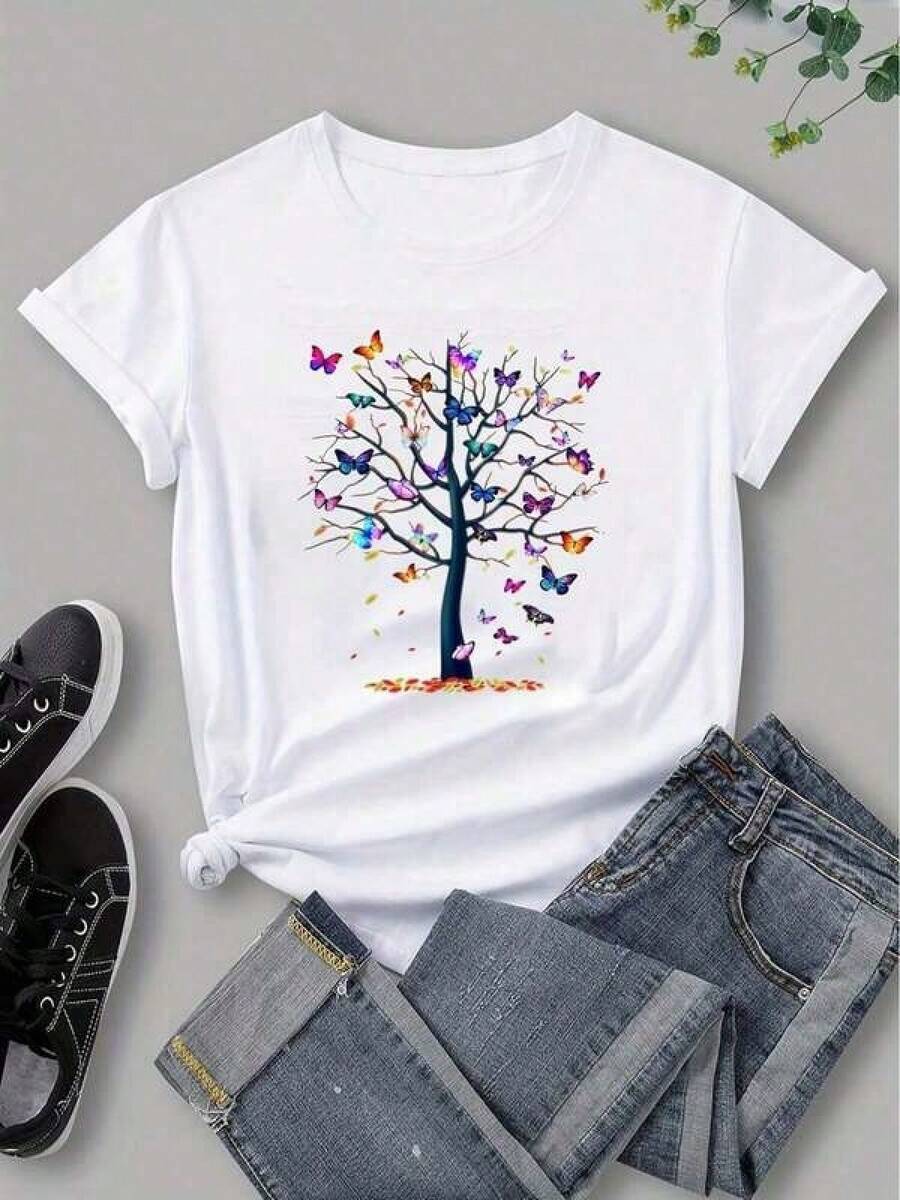 Women T-Shirts - White - View 1