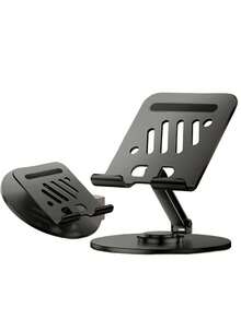 360° Adjustable Tablet Stand, Metal Foldable Holder, Suitable For Desk, Compatible With Pro 9.7, 10.5, 10.9, 11, Mini 4/3/2, Tab, Kindle, E-Readers (Black).Also Compatible With IPhone, Android Phones.Birthday Gift, Phone Holder For Family And Friends, Phone Accessories. - Hồng - Xem 11