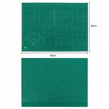 1 tấm thảm cắt tự phục hồi hai mặt có họa tiết lưới, kích thước 60x45cm/23x17in - Thảm cắt, thảm may, thảm thủ công, tấm lót bàn phím và chuột, thảm để bàn, tấm lót chuột lớn, thảm bàn máy tính, có vạch chia inch và centimet. - A2MaLi - Xem 12