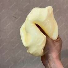 奶酪块减压球，可挤压，不回弹，ASMR感官减压圣诞礼物，奶酪软指尖玩具，慢回弹挤压球感官减压玩具，适合成人办公室使用 - 彩色 - 查看 3