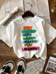 Plus Size T-Shirts - White - View 7