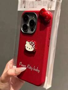 Funda protectora para teléfono con diseño de gato KT de lunares lindos de Sanrio para iPhone 17 Pro Max, 16 Pro, 15, 17/14, 13, 12, 11 Pro, 16 Plus, cubierta resistente a golpes - Multicolor - Ver 3