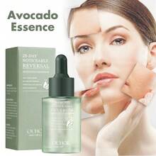 OUHOE Suero Facial Antienvejecimiento con Esencia de Aguacate, Ácido Hialurónico, Extracto de Té Verde, Hidratante y Revitalizante, Reducir las líneas finas y los poros, Mejora la Elasticidad Cutánea, Ilumina la piel oscura y mejora la desigualdad de tono, con Resultados Visibles en 28 Días, Ideal para el verano, estilo Y2K, excelente para fiestas y regalos - Suero Facial de Aguacate - Ver 10