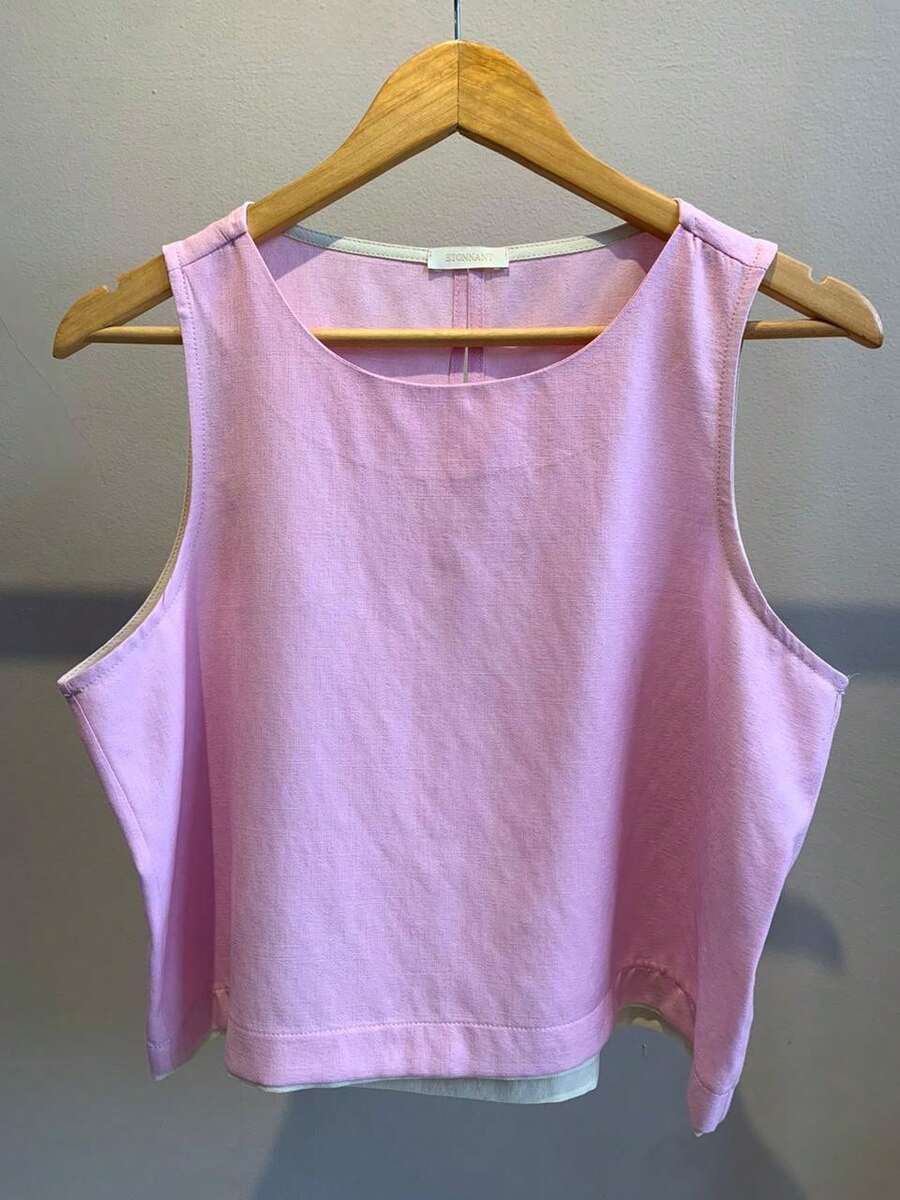 BASIC CASUAL TANK TOP FOR WOMEN - 羅莎 - 查看 1