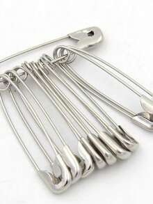 55mm Large Steel Safety Pins, Suitable For DIY Jewelry Making, Crafts, Clothespins, Brooches, Fasteners - Standard - View 3