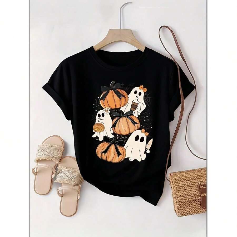 Women T-Shirts - Black - View 1