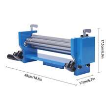 Round Bending Machine Bending Machine Manual Full Sheet Bending Machine Round Bending Device Sheet Metal Bending Machine Bending Device Pipe Bender Roller Bending Machine Three Roller Bending Machine - 1 - View 2