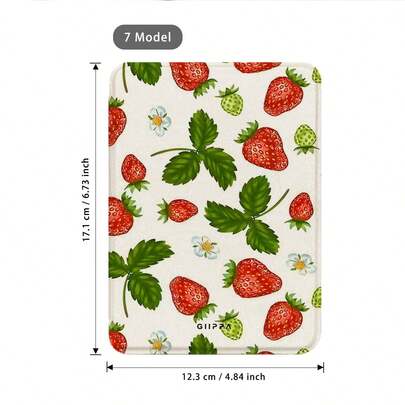 Red Strawberry Pattern Protective Case, Suitable For Kindle Paperwhite 11th Gen 2021, Kindle 10th Gen 2019, Kindle 11th Gen 2022, Kindle Paperwhite 10th Gen 2018, Fruit Pattern Kindle Protective Cover