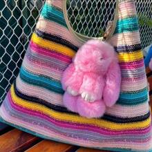 BunnyLulu Keychain With Tin Box - Adorable Bunny For Phone, Bag, Or Car - Fashion Accessory And Gift - Blue-bunny - View 6