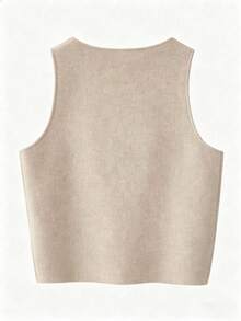 Freeform Women's Sleeveless Tank Top, Recommend Sizing Up Summer - Rice Apricot - View 2