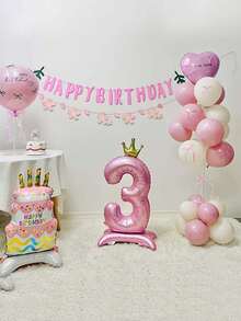 130/160cm Balloon Stand Set, With Base And Pole, Suitable For Wedding, Birthday Party, Anniversary, Summer Decoration, Engagement, Christmas Party, Easy To Assemble, Suitable For Event And Party Decoration - Multiple Styles/colors - View 11