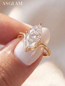 1 buah Cincin Serbaguna Batu Mata Kucing Perak Sterling 925, Cocok untuk Pemakaian Sehari-hari Wanita, Upacara Pernikahan, Hadiah untuk Pacar. - Penutupan setengah uretra - View 1