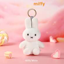 Miffy Colorful Series Plush Pendant – Toy Cute Rabbit Doll Keychain Decoration, Soft And Adorable Plush Charm, A Creative Gift Full Of Girly Sweetness - Multicolor - View 17