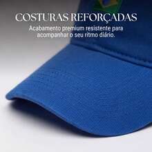 Made In Brazil 2026 World Cup Cap With Embroidered Flag, Adjustable, Women's/Unisex, Cheap - Made In Brazil - View 4