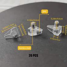 90 chiếc chốt kệ tủ, chốt kệ 5mm, chốt kệ sách bằng kim loại, giá đỡ chốt kệ, chốt kệ 5mm. - A - Xem 5