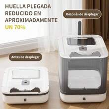 Cat Litter Box - Gray White - View 5
