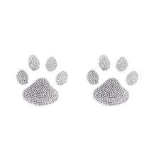 Sparkly Personalized Fun Cat Paw Rhinestone Car Decal - Cute Shiny Sticker, Suitable For Vehicle Interior, Fits Various Car Models, Cute Car Accessory - A - View 9