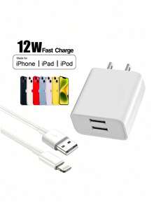 12W 热销春夏新款马卡龙双 USB 快速充电器，广泛兼容 17 Pro Max/17 Pro/17 Plus/17 系列，兼容三星和其他主流设备，是家庭、办公室和旅行使用的理想之选。 - 美規A型插(110-127V) - 查看 23
