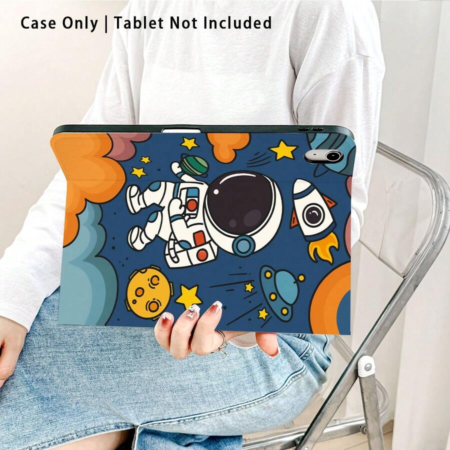 1个带笔槽的翻盖式平板电脑保护套，兼容三星A9/A9+/S9/S9FE/A11/A11+/S11/S10 FE/S10 FE+/S10 Lite、A16 2025、Air 11/13、M3 2025、Mini 7 A17、Pro 2024、Air 11/13、M2 2024、Pro 11/13、M4 2024、Pro 12.9、7/8/9代、10.2、10代、10.9、Air 4/5/6/7/8、10.9、Pro 11、4/5/6代、Mini 6、SE 11、荣耀、Matepad SE 11等。 - 彩色 - 查看 1