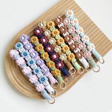 1 chiếc dây đeo điện thoại/móc khóa hình hoa cúc đan thủ công bằng macrame. - Nhiều màu - Xem 11