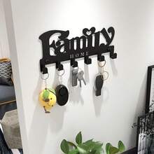 Ganchos para perchero de pared de Metal moderno, soporte para llaves para dormitorio, baño, oficina, entrada, pasillo, decoración del hogar, 1 ud. - TY10169-02 - Ver 1