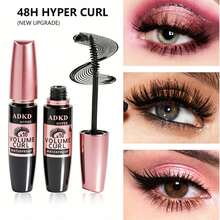 7D Fiber Black Mascara, Volumizing Curling Long-Lasting Smudge-Proof Clump-Free - Black - View 11
