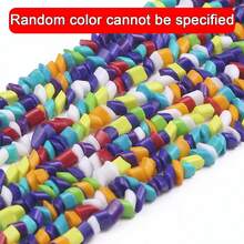 1 hebra de cuentas de semilla facetadas de colores mixtos con agujeros, cuentas espaciadoras para hacer joyas, accesorios DIY, pulseras, collares - Rosario - Ver 16