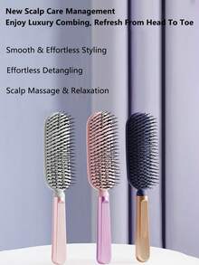 Lược chải tóc lông thưa, dùng được cả khi tóc ướt và khô, lược massage da đầu, lược chống tĩnh điện gỡ rối, lược chải tóc bông xốp dùng trong gia đình. - Nhiều màu - Xem 2
