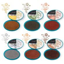 1 PC/6 PCS Metallic Pigment Ink Pad,High-Shine Metallic Pigment And Slow-Drying Formula Make It Perfect For Seamless Blending, Stamping, And Heat Embossing. Ideal For Adding A Festive Touch To Any Project! - Stamp Pad - View 3