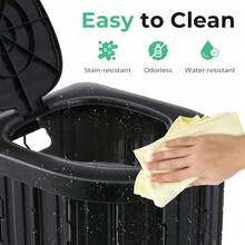 Portable Toilet, Emergency Toilet Set - Foldable, Reusable, Comes With High-Quality Outdoor Trash Bags, Outdoor Potty Trash Can, Multifunctional Foldable Camping Potty Suitable For Camping/Hiking, Car Emergency, RV Travel And Disaster Preparedness - Multicolor - View 5