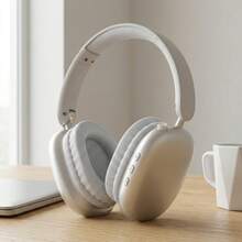 Wireless Bluetooth Headphones, 40 Hrs Playtime Wireless Over-Ear Headphones,4 Mics ENC Noise Cancelling For Clear Calls, Lightweight Headset With Deep Bass Comfort Fit For Travel Work - 查看 1