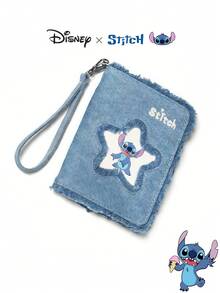 Ví đựng hộ chiếu/thẻ/thẻ dành cho nữ hiệu Stitch chính hãng Disney - Thiết kế hoạt hình, túi nhỏ xinh xắn, hộp đựng thẻ thanh lịch, ví đựng thẻ đặc biệt, ví đựng tiền xu, ví nhỏ gọn. - Nhiều màu - Xem 6
