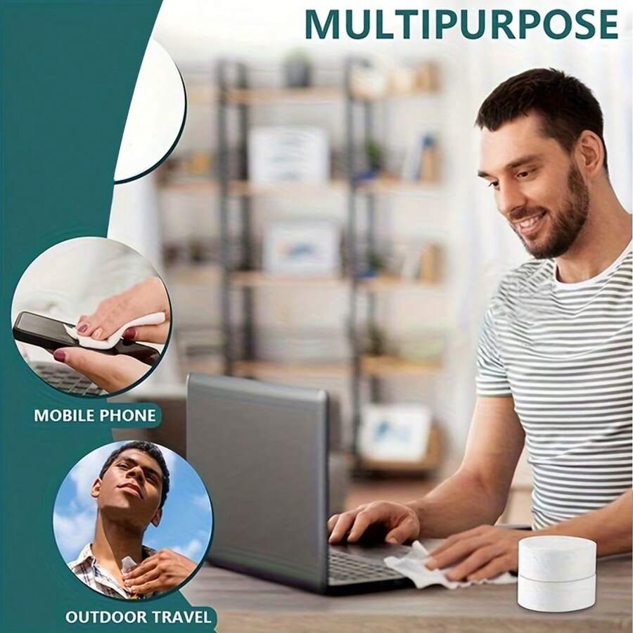 Serviettes de toilette jetables, convenant pour un usage en voyage, rouleau de serviettes compressées avec emballage individuel - lavette légère et compacte, convenant pour le camping, le fitness, la natation, l'hygiène, lavable en machine, idéal pour un usage extérieur