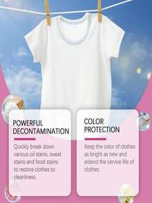 1 Set Clothing Stain Remover Effervescent Tablets, Suitable For Clothing Cleaning And Stain Removal - Multicolor - View 10