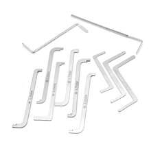 suli Klom Huk Broken Key Extractor Tool Set 11 Pcs Stainless Steel Locksmith Tools Double-Head Tension Wrench Kit For Key Removal - 6-piece Set - View 2